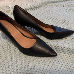 Paris Pointed Toe Leather Pump 
Linea Paolo